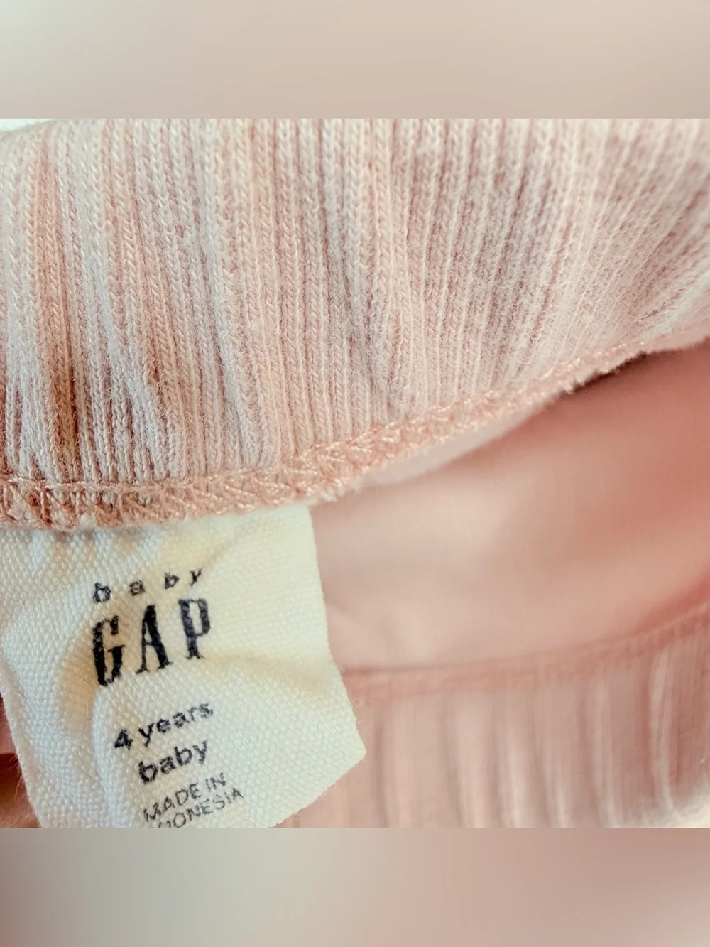 Baby Gap Girls Leggings Size 4T Lot Of 3 Flare Blue Pink Black Ribbed